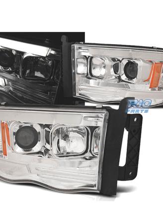 FARI PER DODGE RAM 02-06 CON TUBO LED CROMATO
