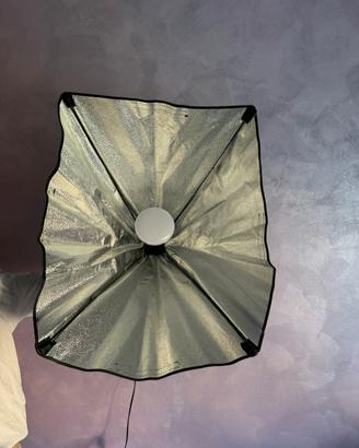 Luci da set fotografico e trepiedi