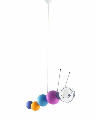 Lampadario per bambini Bruco
