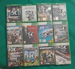 Giochi xbox 360 e xbox one INFO IN DESCRIZIONE