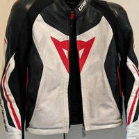 Giacca Dainese in pelle traforata taglia 48