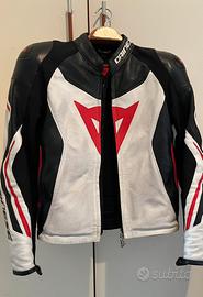 Giacca Dainese in pelle traforata taglia 48