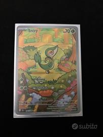 Snivy Full Art luce nera
