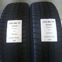 2 GOMME 215 60 17 BARUM A1816