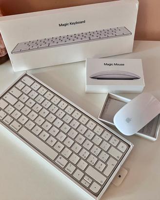 Tastiera Apple Magic Keyboard A2450 +Magic Mouse 2