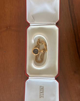 Collana fendi placcata oro