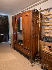 Armadio, cassettiera e comodino anni 50/60 VINTAGE