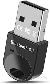 Adattatore Chiavetta Dongle USB Bluetooth 5.1