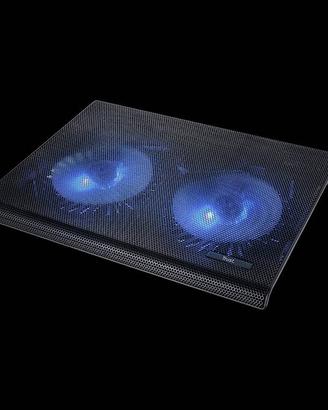 Base di raffreddamento per laptop con doppia vento