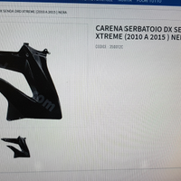 Carena anteriore destra Derbi Aprilia 50 motard
