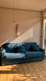 Divano blu 3 posti