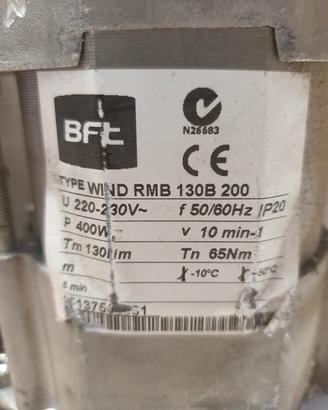 MOTORE BFT per SERRANDE