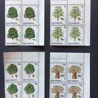 Francobolli San Marino Trees Anno 1979