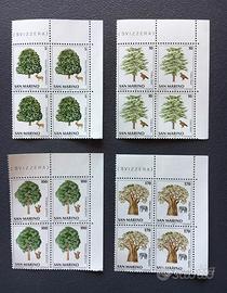 Francobolli San Marino Trees Anno 1979