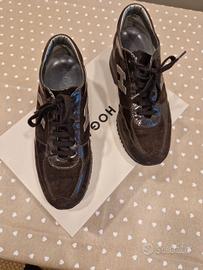 Hogan Donna 36.5 Marrone Verniciata 