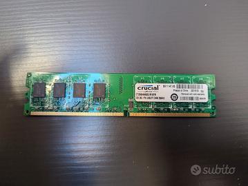 Crucial RAM 8GB DDR2-800 PC2-6400 CL6

