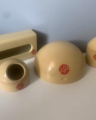 Set toeletta design Makio Hasuike per Gedy vintage