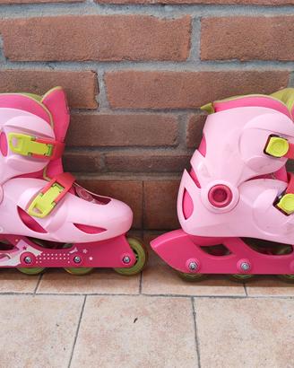 pattini a rotelle per bambina. 32-34