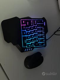 Tastiera (RGB) e mouse linq