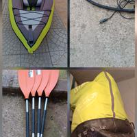 Kayak 100 gonfiabile tela 2 posti
