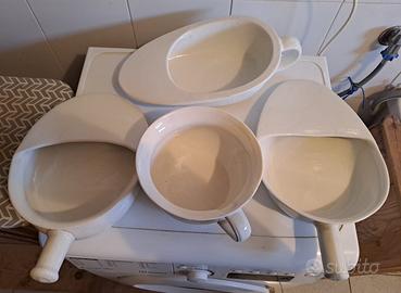 3 padelle sanitarie e 1 vaso da notte