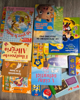 Lotto libri per bambini 3-8 anni + interattivi