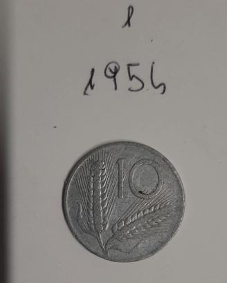 MONETE LIRE 10 DAL 1951 AL 56 + LIRE VARI ANNI