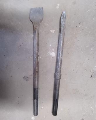 punta e scalpello per  martello pneumatico