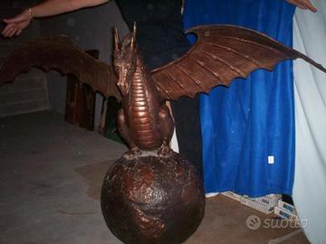 Drago sul mondo h120 x L160 cm 35kgs