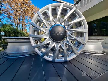 Cerchi lega originali fiat 500 da 15