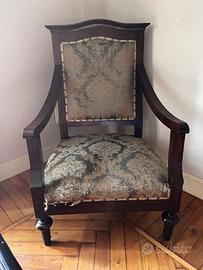 Poltrona da ristrutturare