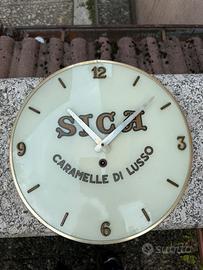 Orologio pubblicitario caramelle Sica