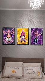 quadretti poster dragon ball 