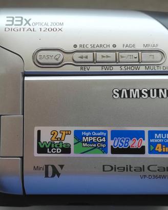 Videocamera SAMSUNG mini DV