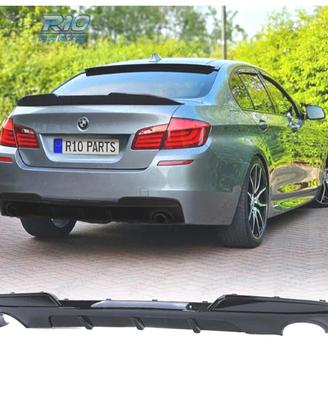 DIFUSORE BMW F10 F11 LOOK M NERO LUCIDO