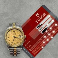 Tudor Prince Date Oro e Acciaio 34MM Diamond Dial