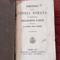 Libro"STORIA IMPERO ROMANO" 1879