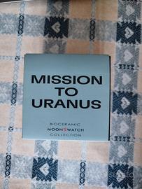 Scatola e libretti Omega Swatch mission ti Uranus