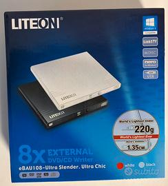 LITE-ON 8x unità ottica esterna DVD/CD