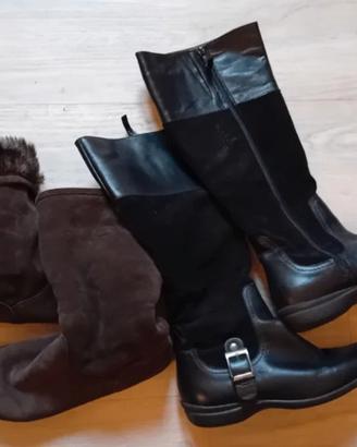 Set 2 paia di stivali Scholl n. 36