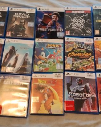 lotto di 15 giochi per PS5 usati ma in ottime 