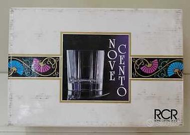 6 (sei) bicchieri Cristallo RCR acqua 