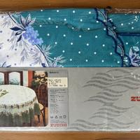 Tovaglia rotonda servito Zucchi 8 persone vintage