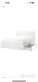 Letto Malm  bianco