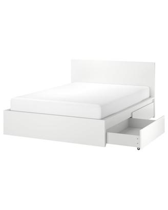 Letto Malm  bianco