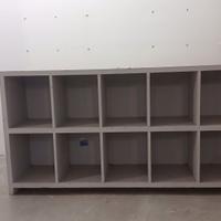 A16 Scaffale cubi legno arredo negozio bagnara