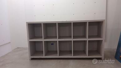 A16 Scaffale cubi legno arredo negozio bagnara