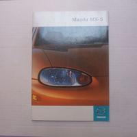 BROCHURE AUTO MAZDA MX 5 NB ANNO 1998.