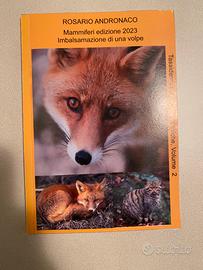 Libro tassidermia mammiferi imbalsamazione volpe