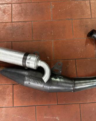 Marmitta zirri scooter  Aprilia SR 50 verticale
